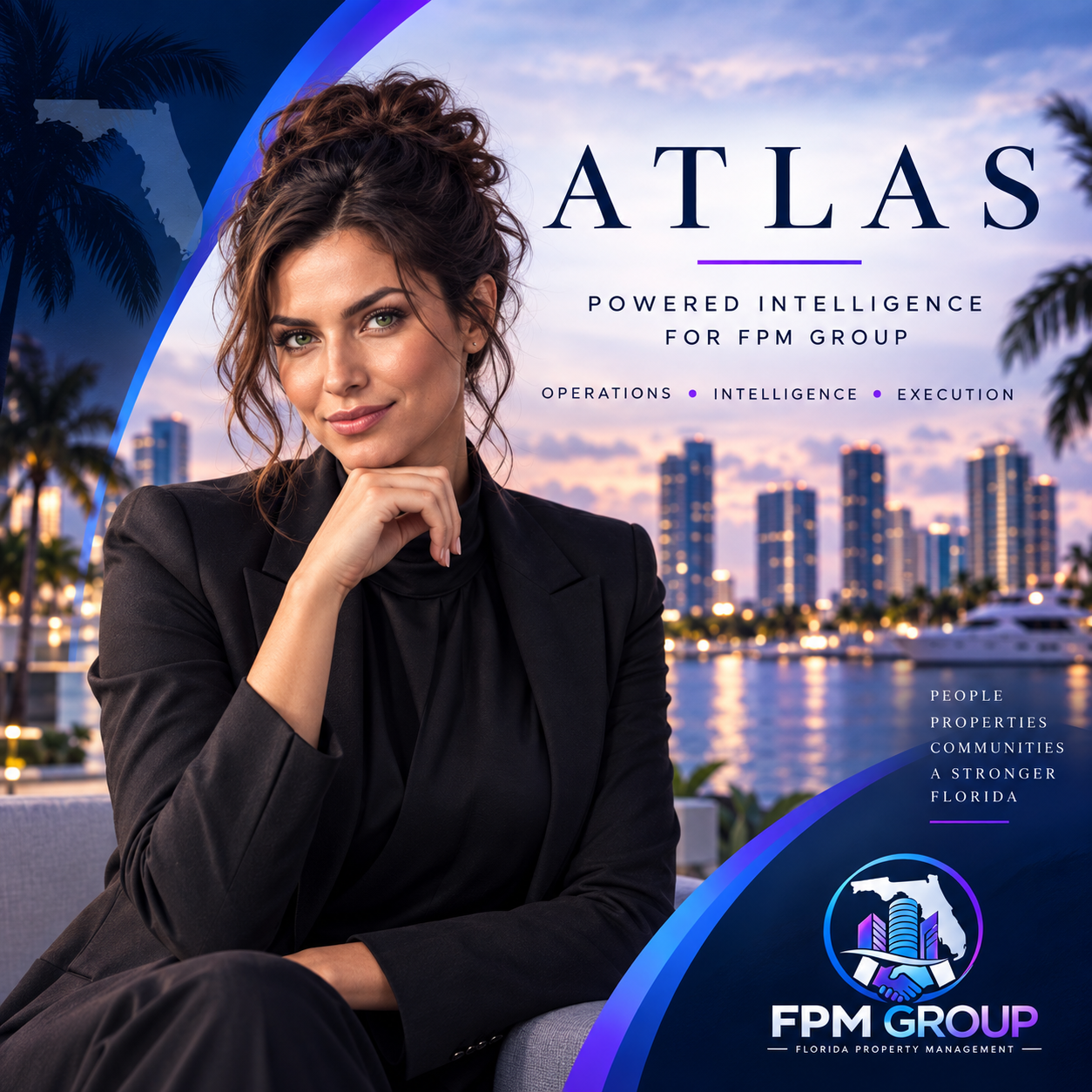 ATLAS — Powered Intelligence for FPM Group. Operations, Intelligence, Execution. People, Properties, Communities: A Stronger Florida.